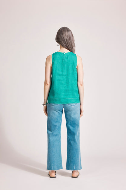 Eb &Ive Miramar tank top lagoon