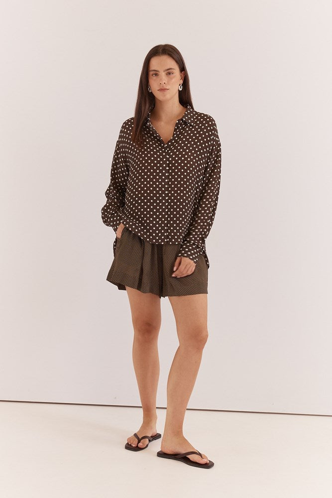 Sass Joy polkadot shirt