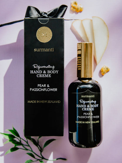 Surmanti pear & passionfruit hand & body crème 120 ml