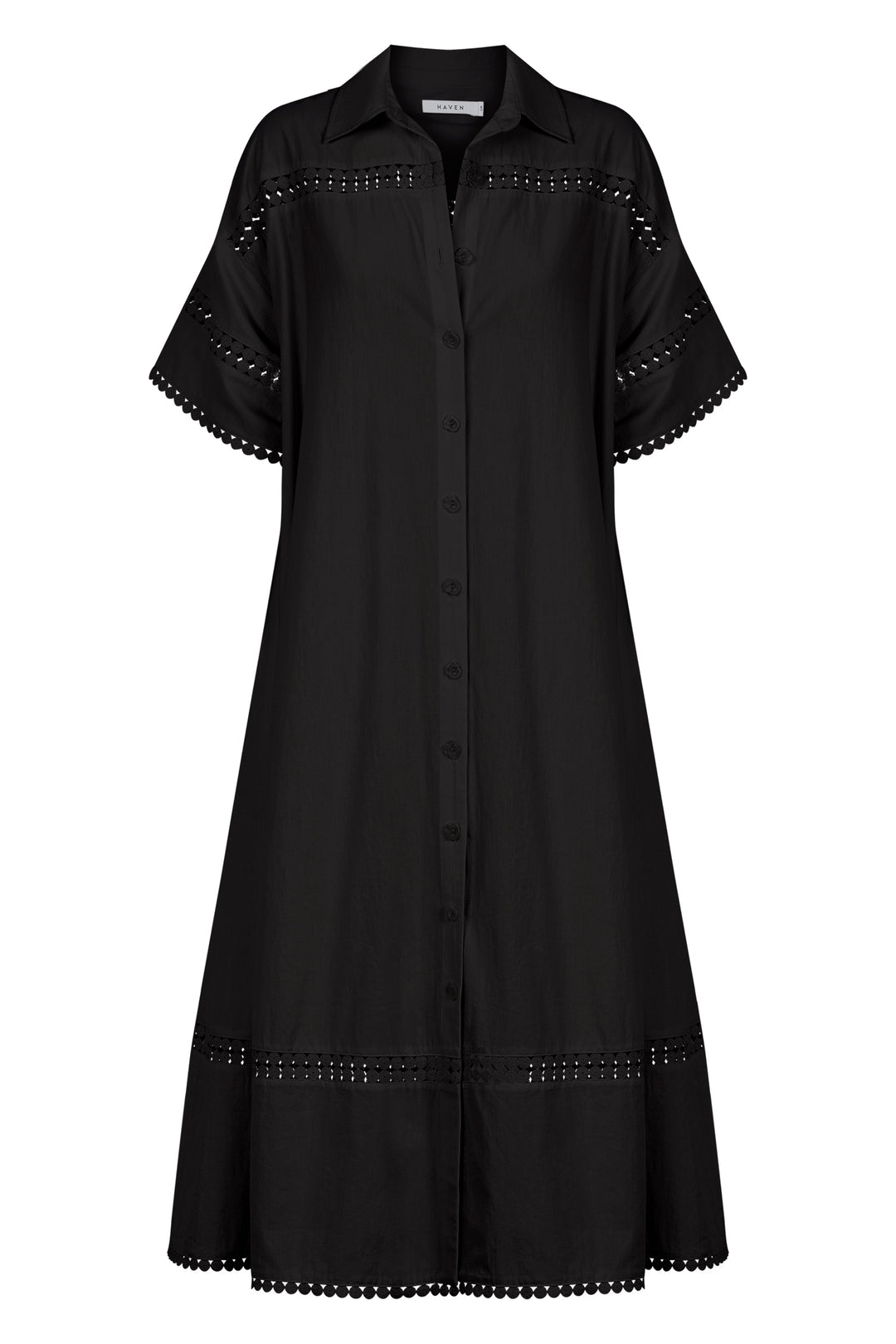 Haven  Adelfia shirt Dress  black