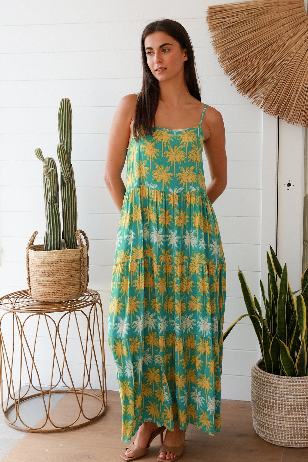 Clara slip maxi dress midi dress