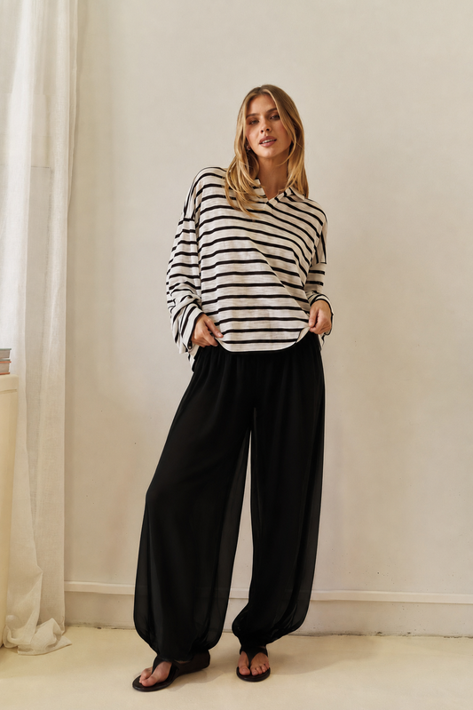 Sass Miles  ballon pants black