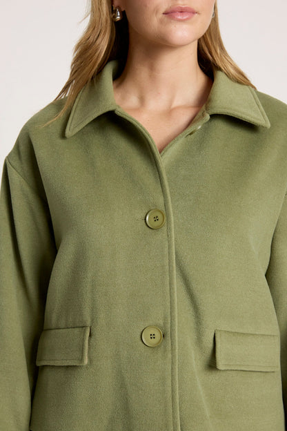 Eb +Ive Wanderer crop jacket pampas
