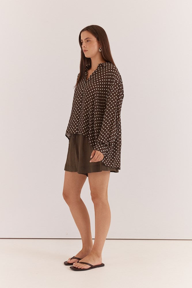 Sass Joy polkadot shirt