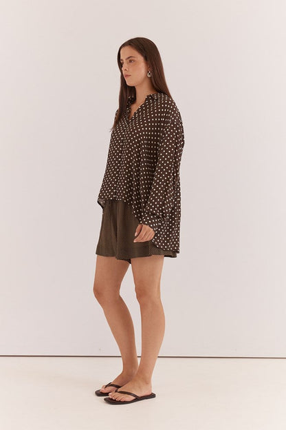 Sass Joy polkadot shirt