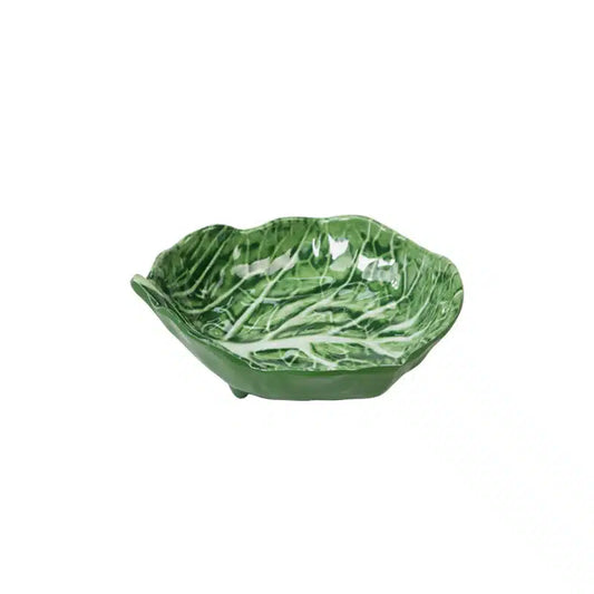 Melamine cabbage leaf small dish 13cm pre order