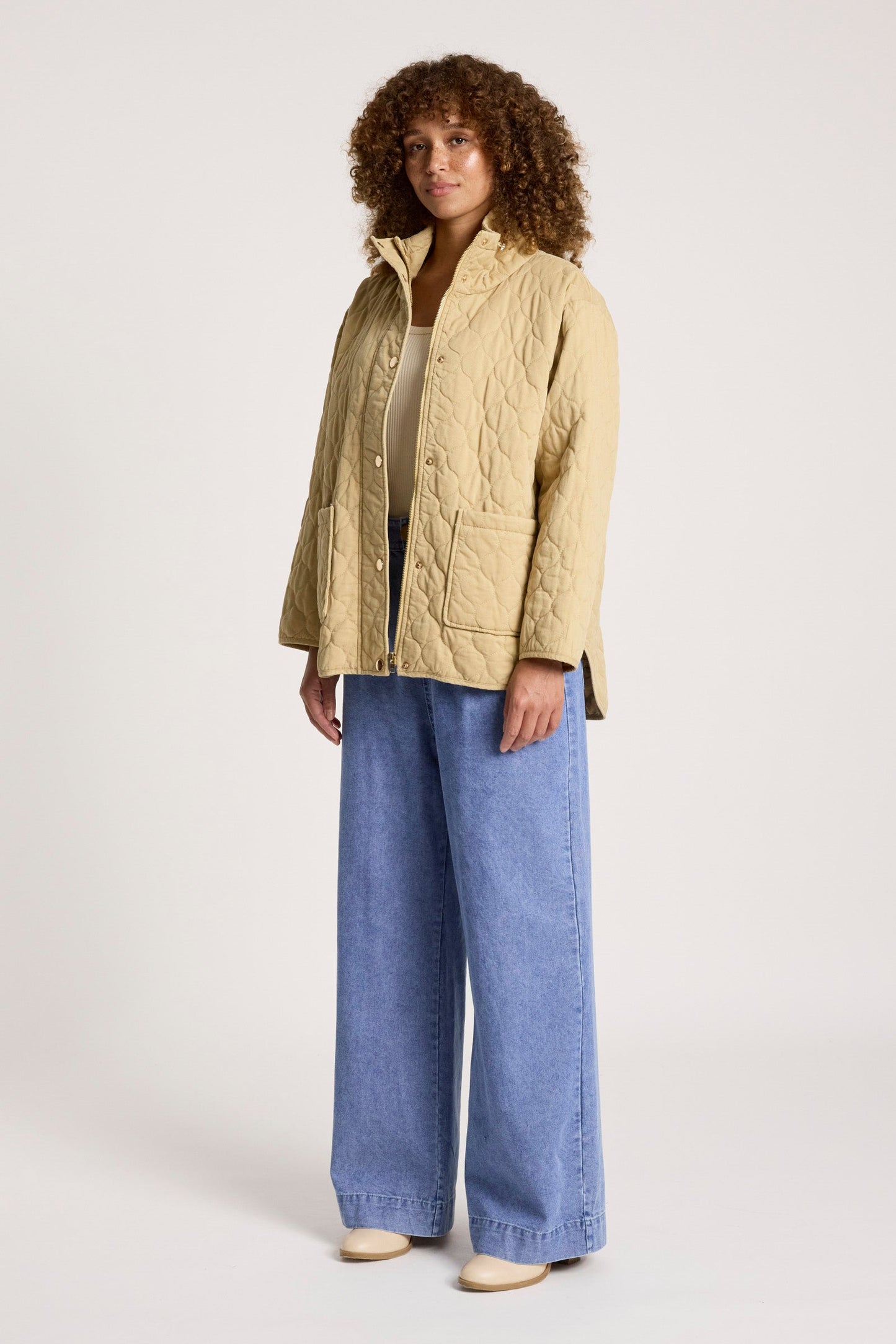 Eb +Ive Sandi Quilted Jacket Dune