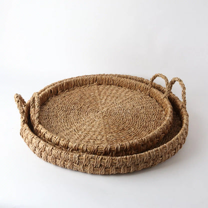 Seagrass set/2 Trays Round XL
