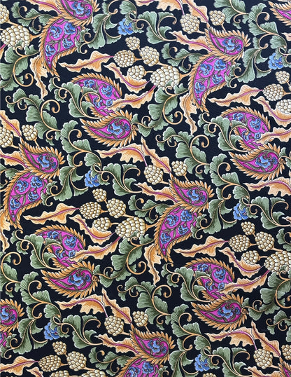 Boho silk mixPaisley maxi Dress