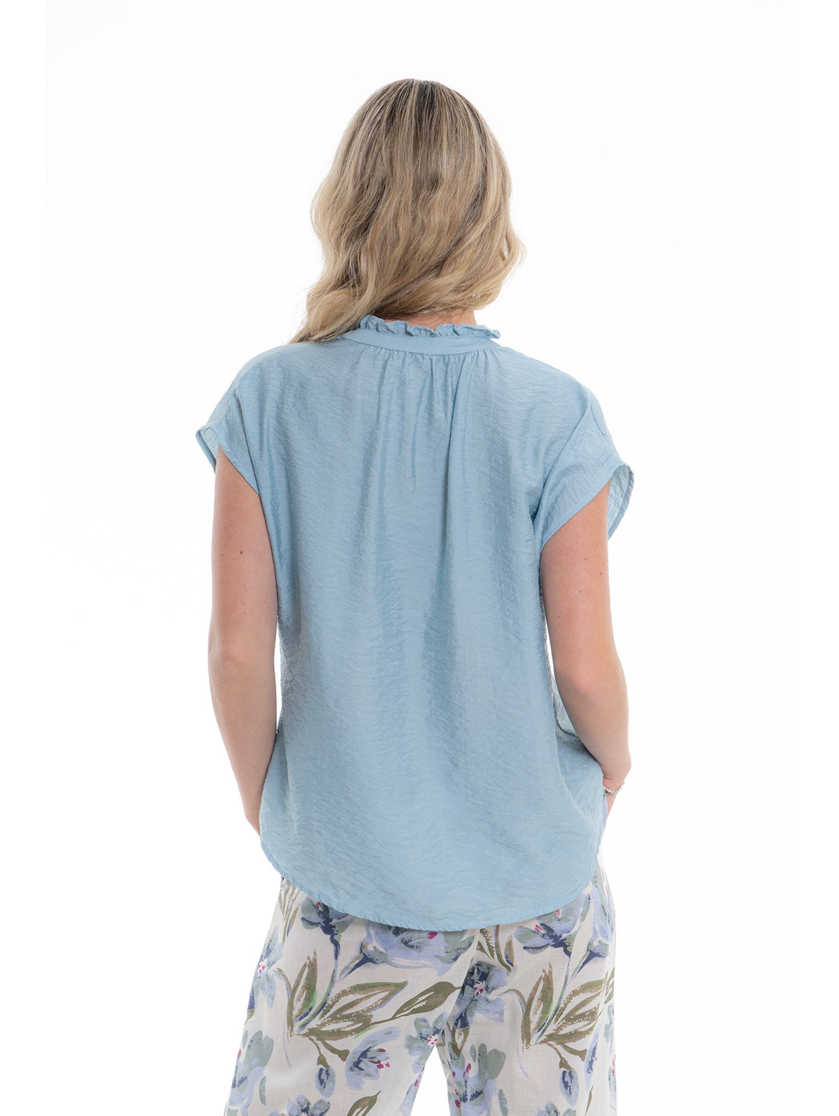 Hampton top dusky blue