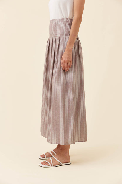 Isle of mine Lyndell maxi skirt Taupe
