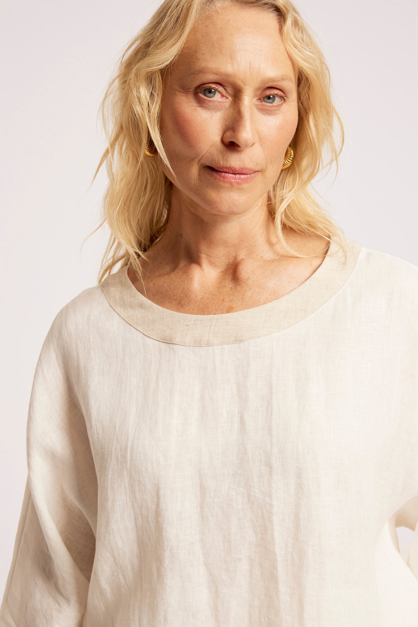 Eb +Ive Maris relaxed top one size white/tusk