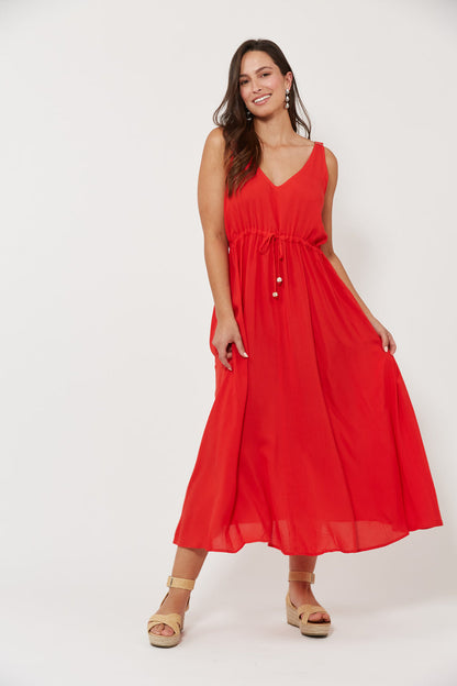 Haven Isola Tank Maxi Dress - Negroni