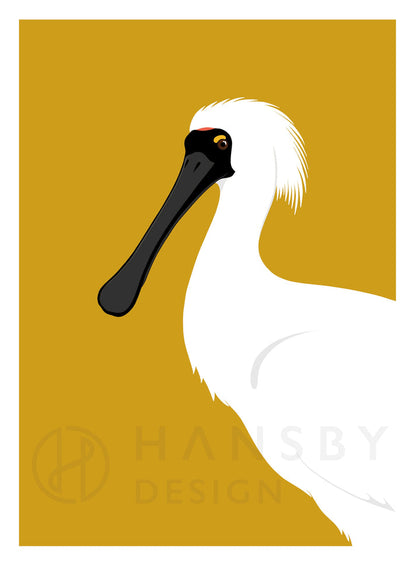 HANSBY DESIGN
Spoonbill print A4