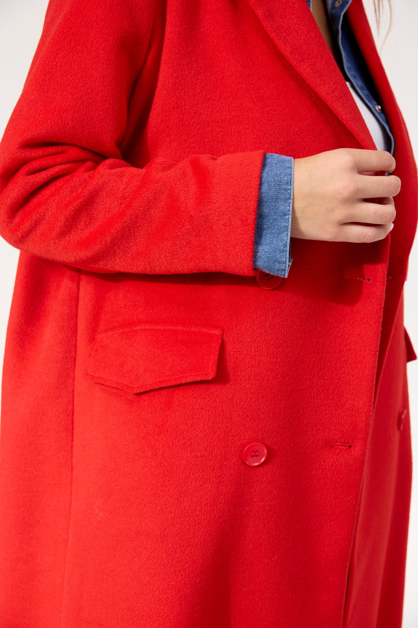 Haven Chicago coat red