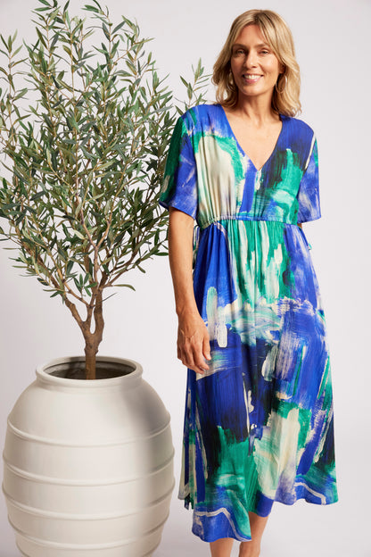 Eb+Ive Palmera maxi dress Seafoam