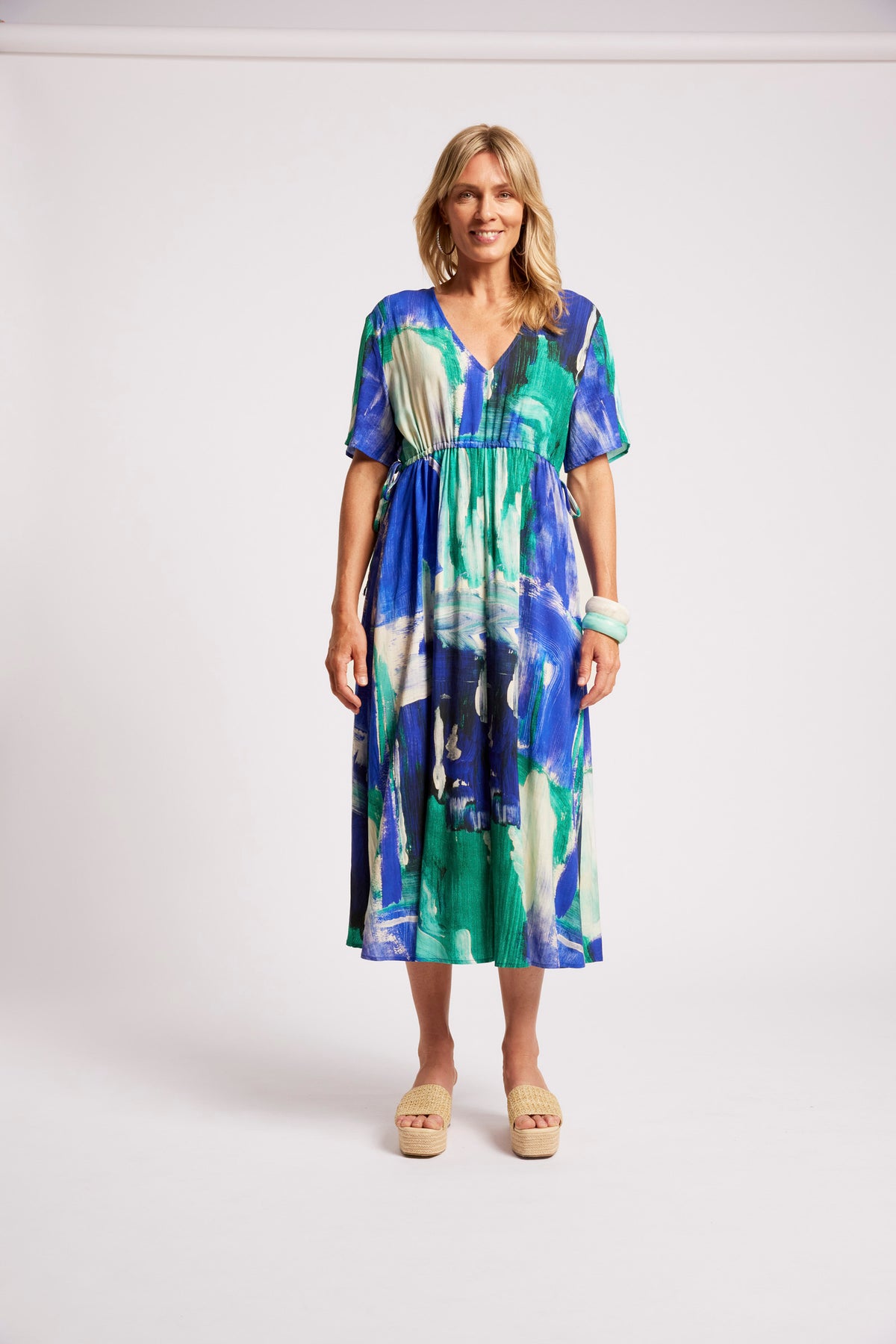 Eb+Ive Palmera maxi dress Seafoam