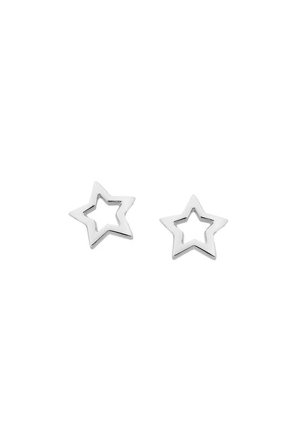 Karen Walker mini Star Studs silver