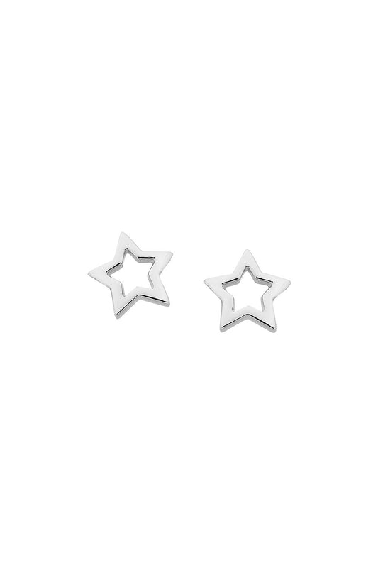 Karen Walker mini Star Studs silver