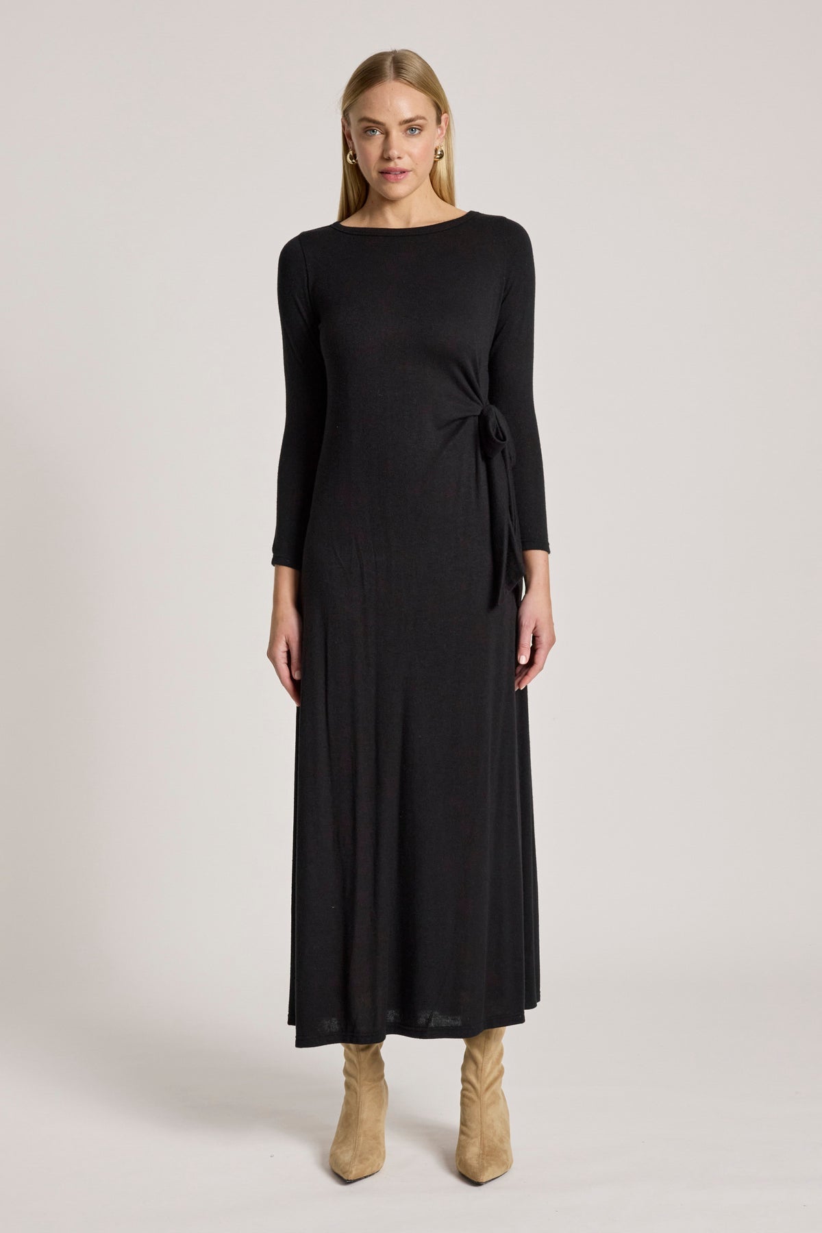 Eb +ive Aria tie dress  black