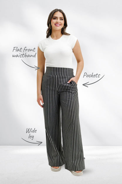 Homelee Sawyer pants  Black stripe