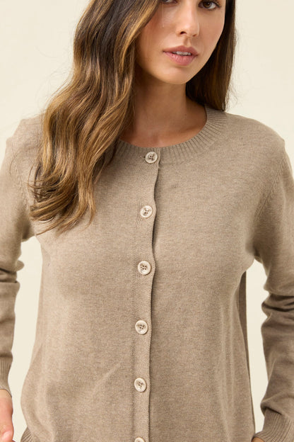 Isle of mine Darby cardigan stone