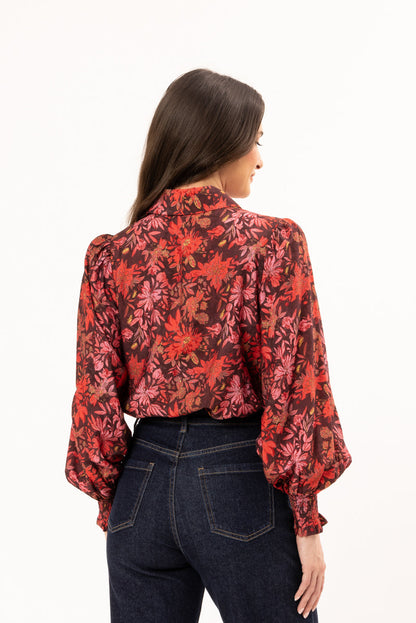 Leila + Luca Soho Blouse - Garnet Petal

Regular price $139.90