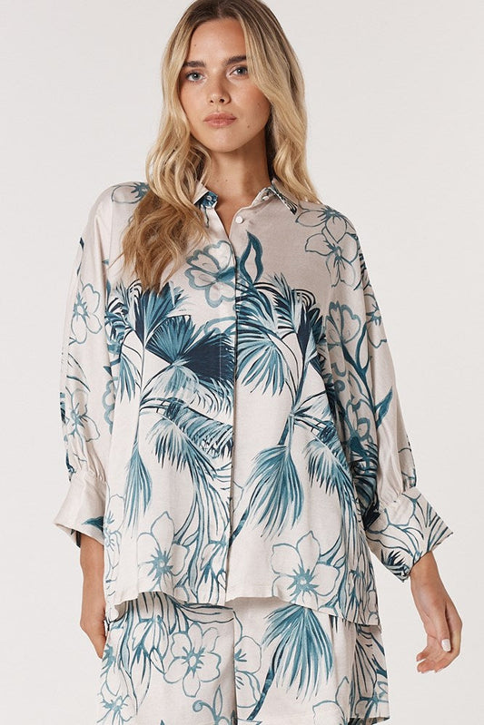 Fate &Becker Solstice Palms shirt