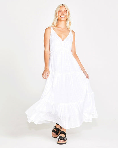 Sass Ruby Maxi dress white