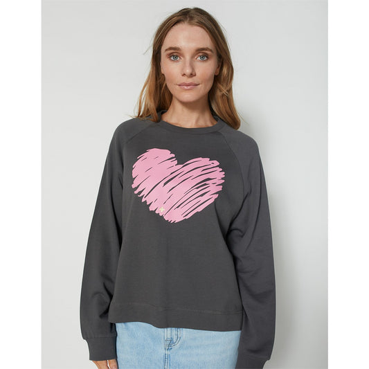 (Stella  +Gemma Sweater Nico sweater pink heart blush spring haze