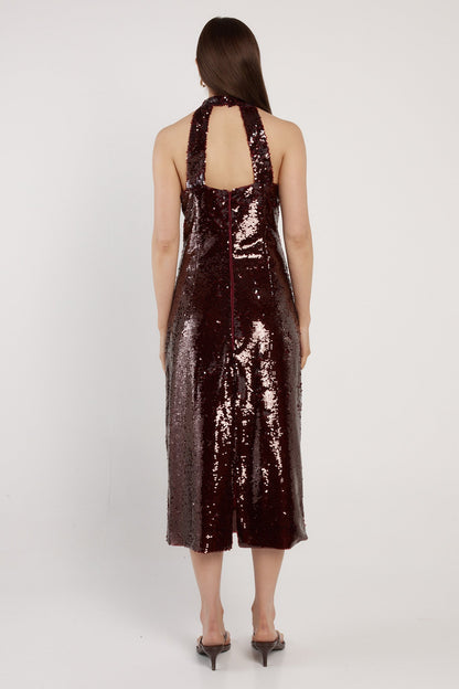 Fate +Becker Juliet sequin halter dress