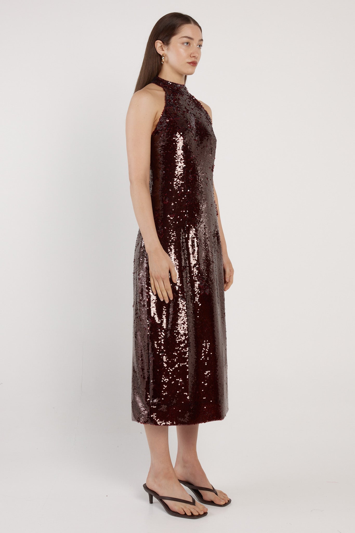 Fate +Becker Juliet sequin halter dress