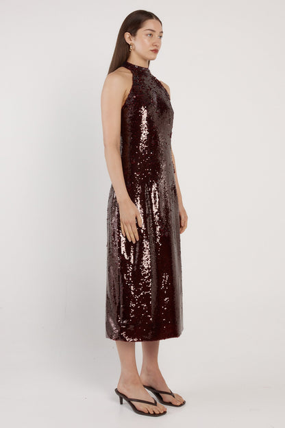 Fate +Becker Juliet sequin halter dress