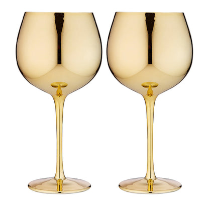 Aurora Gold 2pk Gin Glasses