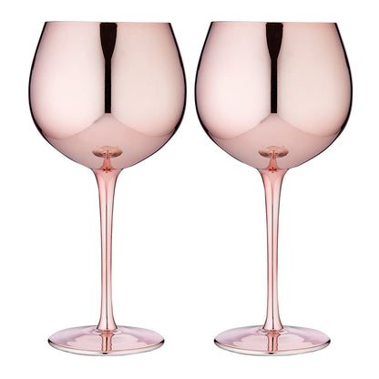 Aurora Rose 2pk Gin Glasses