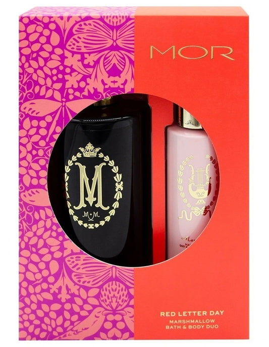 Mor  Red letter day Marshmallow bath& body Duo