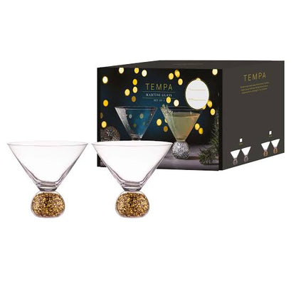 Kiama Martini glasses set of two gold