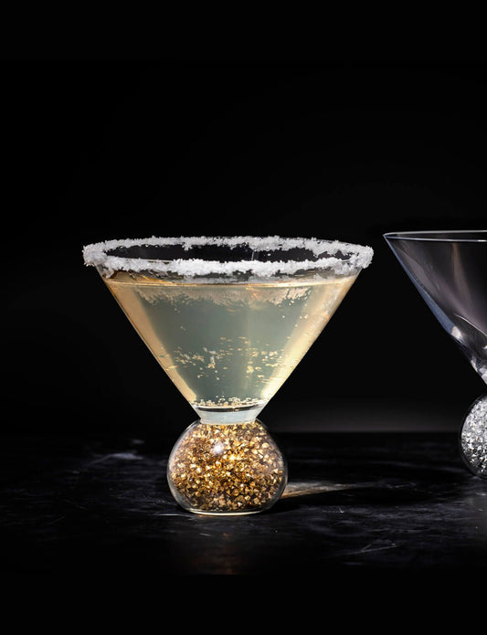 Kiama Martini glasses set of two gold