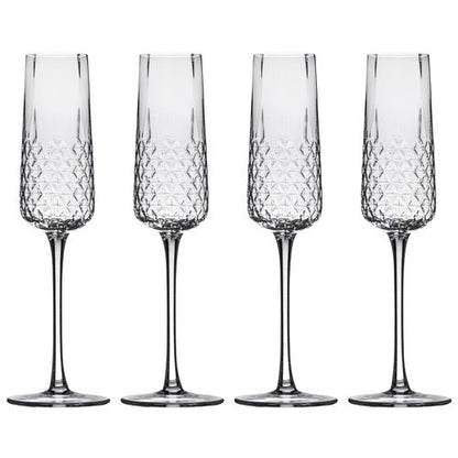 Jasper 4 pk Champagne glass