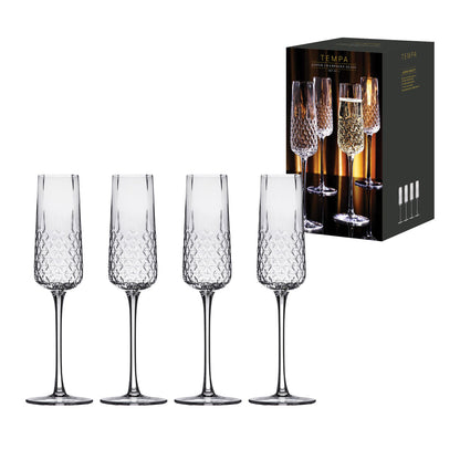 Jasper 4 pk Champagne glass