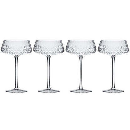 Jasper 4 pk Cocktail glass