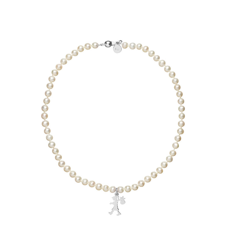 Karen Walker Girls with all the Pearls Necklace mini