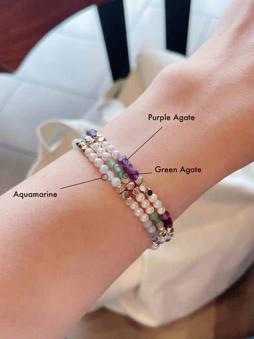 Aqua blue bracelet