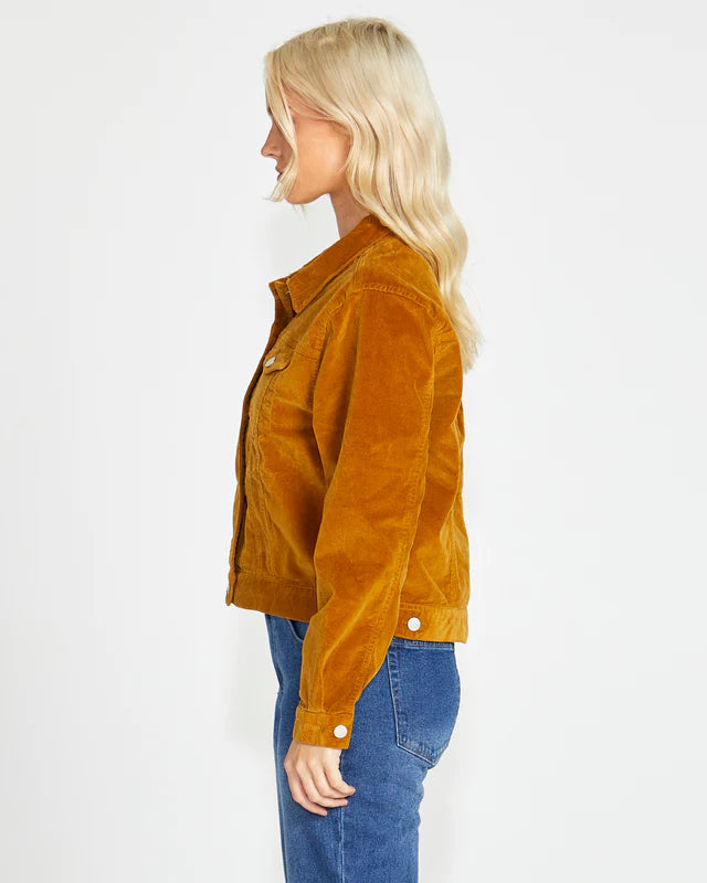 Sass Lilah cord Jacket mustard