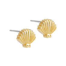 Little Taonga Pieakawaka stud Fantail earrings gold