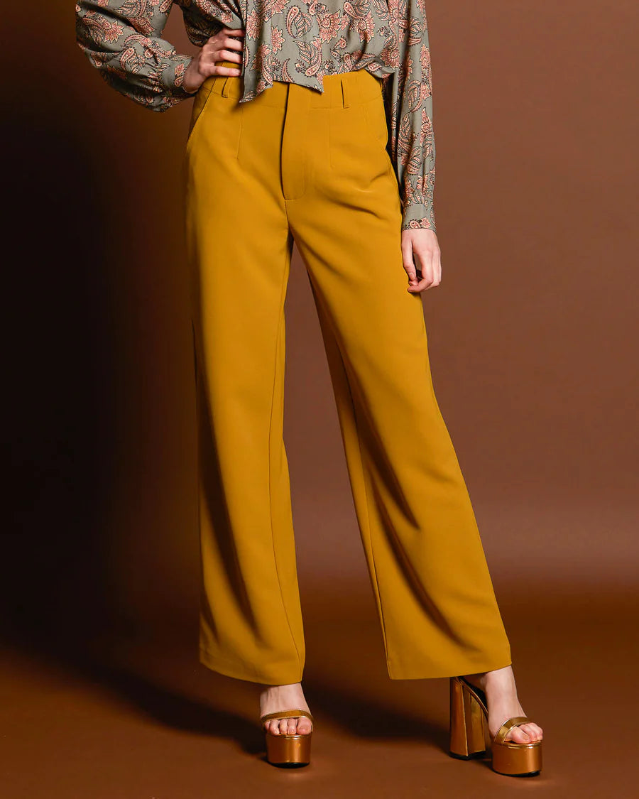 Fate &Bevker Brightside tailored Pant Chartreuse