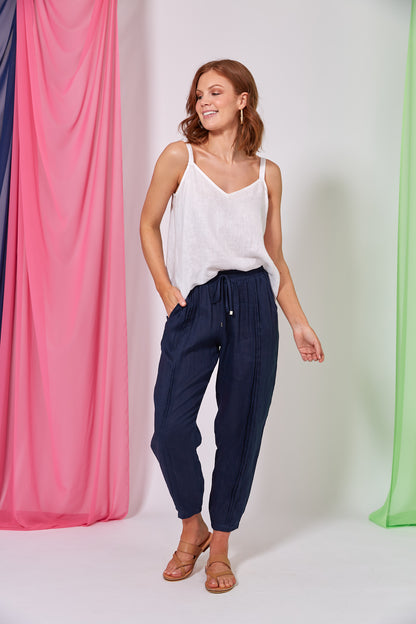 Eb &Ive La Vie pintuck pant Sapphire