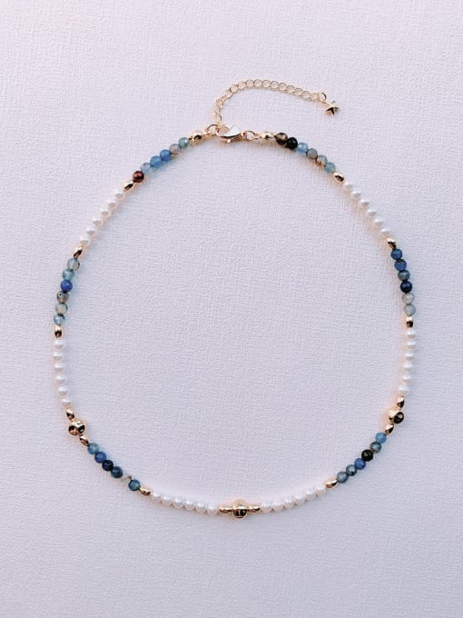 Gemstone Necklace blue