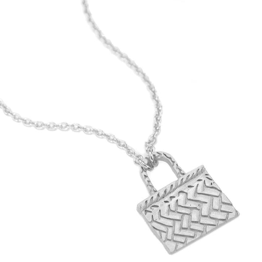 Little Taonga Kete Necklace silver