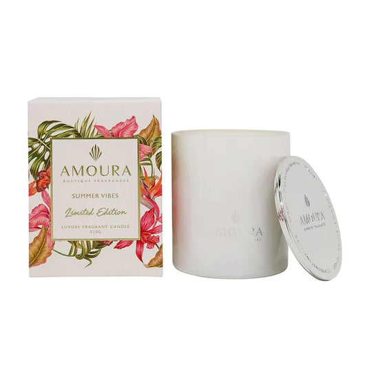 Amoura Luxury Fragrant Candle Large - Summer Vibes